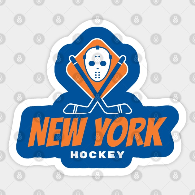 New York islanders hockey Sticker by BVHstudio